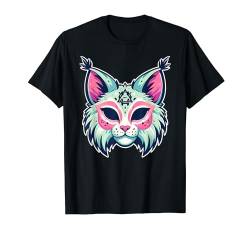 Therian Bobcat Lynx Mask Quadrobics Therianthropy T-Shirt von Therian Quadrobics