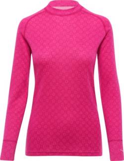 Thermowave Xtreme Merino Unterwäsche Damen - Thermounterwäsche Damen Shirt Langarm - Funktionsshirt Damen Optimaler Feuchtigkeitstransport 220 GSM Super Sanfte, Magenta/Rose, M von Thermowave