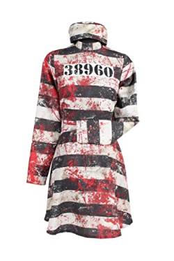 Thetru Halloween Kostüm Bloody Prisoner für Damen | Blutiges Sträflingskostüm Geister Hexe XXL von Thetru