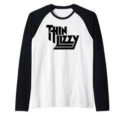 Thin Lizzy – Black Stacked Logo Raglan von Thin Lizzy Official