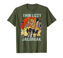 Thin Lizzy – Jail Break On Colors T-Shirt von Thin Lizzy Official