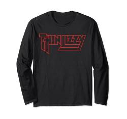 Thin Lizzy – Life Red Logo Langarmshirt von Thin Lizzy Official