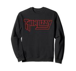 Thin Lizzy – Life Red Logo Sweatshirt von Thin Lizzy Official