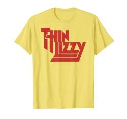 Thin Lizzy – Red Logo On Colors T-Shirt von Thin Lizzy Official