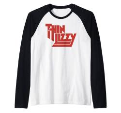 Thin Lizzy – Red Logo On White Raglan von Thin Lizzy Official