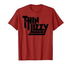 Thin Lizzy – Stacked Black Logo T-Shirt von Thin Lizzy Official