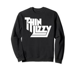 Thin Lizzy – White Stacked Logo Sweatshirt von Thin Lizzy Official
