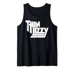 Thin Lizzy – White Stacked Logo Tank Top von Thin Lizzy Official