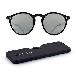 ThinOptics Shado Los Altos Sonnenbrille - Polarisierende Sonnenbrille mit vollem UV-Schutz - Ultradünne, Leichte und Kompakte - Inklusive Magnetischem Etui das an Ihrem Handy Befestigt Werden Kann von ThinOptics