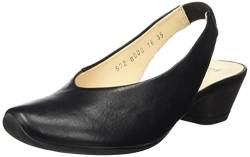 THINK! Damen AIDA, chromfrei gegerbte nachhaltige Slingback Pumps, 0000 SCHWARZ, 36.5 EU von Think!