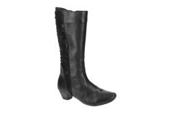 THINK! Damen AIDA Leder gefütterte nachhaltige Stiefel, 0000 SCHWARZ/Kombi, 39 EU von Think!