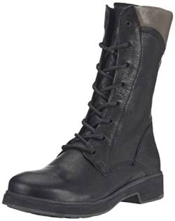 THINK! Damen COGITA chromfrei gegerbte nachhaltige Stiefelette, 0000 SCHWARZ/Kombi, 37.5 EU von Think!