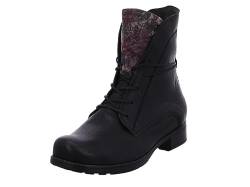 THINK! Damen Denk leicht gefütterte nachhaltige Stiefelette, 0040 SCHWARZ/Kombi, 38 EU von Think!