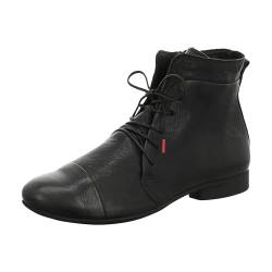 THINK! Damen Guad chromfrei gegerbte Leder gefütterte Stiefelette, 0000 SCHWARZ, 36 EU von Think!