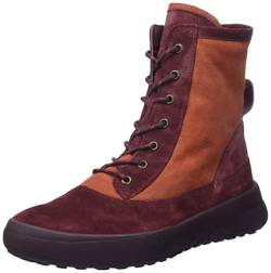 THINK! Damen KUSABI chromfrei gegerbte Schurwolle Schneestiefel, 5000 Chianti/Kombi, 37.5 EU von Think!