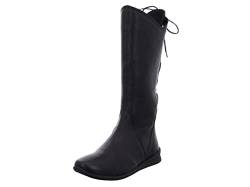 THINK! Damen SPUAT chromfrei gegerbte leicht gefütterte Stiefel, 0000 SCHWARZ, 39 EU von Think!