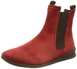 THINK! Damen SPUAT nachhaltige Leder gefütterte Chelsea-Boots, 5000 Fragola/Kombi, 39.5 EU von Think!