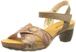 THINK! Damen Traudi, chromfrei gegerbte nachhaltige Slingback Sandale mit Absatz, 9000 ROSA/Kombi, 40 EU von Think!