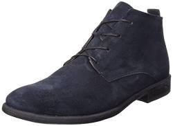 THINK! Herren CIVITA nachhaltige Leder gefütterte Stiefelette, 8010 Navy, 45 EU von Think!