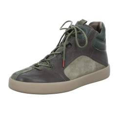 THINK! Herren JOEKING Leder gefütterte nachhaltige Boots, 7000 Olive/Kombi, 45.5 EU von Think!