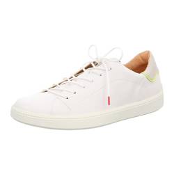 Think Herren TURNA chromfrei gegerbte nachhaltige Wechselfußbett Sneaker, Bianco/Kombi 1020, 43 EU von Think!