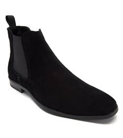 Thomas Crick Herren Addison Chelsea Boots, Black, 43 EU von Thomas Crick