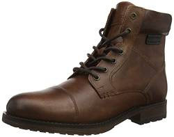 Thomas Crick Herren Hawkes Biker Boots, Brown, 43 EU von Thomas Crick