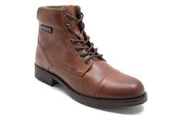 Thomas Crick Herren Hawkes Biker Boots, Brown, 45 EU von Thomas Crick