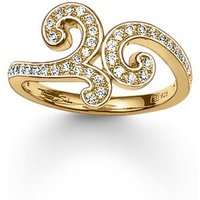 THOMAS SABO Fingerring TR1953-414 Ring Damen Arabeske Silber Vorgoldet Gr. 52 von Thomas Sabo