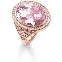 THOMAS SABO Fingerring TR2022-633-9 Ring Damen Eternity of Love Silber Rosé Vergoldet Gr.58 von Thomas Sabo