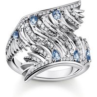 THOMAS SABO Fingerring Thomas Sabo Damen-Damenring 925er Silber Zirkonia, Spinell, synthetisch von Thomas Sabo