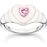 THOMAS SABO Fingerring Thomas Sabo Damen-Damenring 925er Silber Zirkonia, Zirkonia von Thomas Sabo