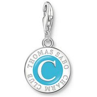 THOMAS SABO Kettenanhänger Thomas Sabo Damen-Charm Silber, Emaille von Thomas Sabo