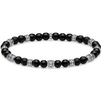 THOMAS SABO Silberarmband Thomas Sabo Armband 925er Silber Obsidian von Thomas Sabo