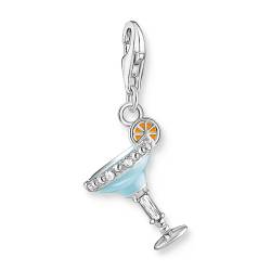 Thomas Sabo 1930-041-7 Charm-Anhänger Blaues Cocktail-Glas von Thomas Sabo