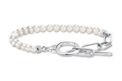 Thomas Sabo A2134-167-14-L19v Damenarmband Silber mit Perlen von Thomas Sabo