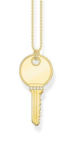 Thomas Sabo KE2131-414-14-L50v Damen-Halskette Schlüssel Goldfarben von Thomas Sabo