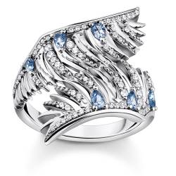 Thomas Sabo TR2409-644-1 Damen-Ring Phönix-Flügel Blaue Steine von Thomas Sabo