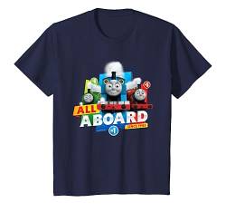 Kinder Thomas T-Shirt, All Aboard, viele Größen+Farben T-Shirt von Thomas und seine Freunde