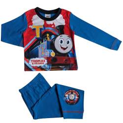 Thomas & Friends Jungen Schlafanzug Thomas die kleine Lokomotive Alter 18 Monate bis 5 Jahre, mehrfarbig, 86-92 von Thomas und seine Freunde