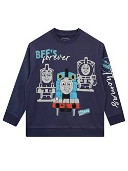 Thomas & Friends Jungen Sweatshirt Blau 128 von Thomas und seine Freunde