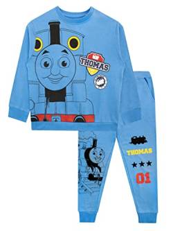 Thomas & Friends Jungen Sweatshirt und Jogger Set Thomas The Tank Engine Blau 128 von Thomas und seine Freunde