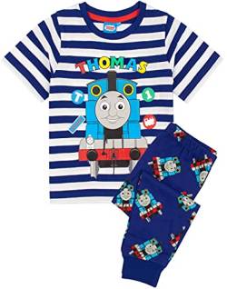 Thomas & Friends-Pyjamas-Jungen trainiert T-Shirt mit Langen oder kurzen Böden 3-4 Jahre von Thomas und seine Freunde