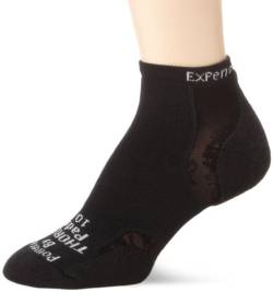 Thorlo Unisex Experia No Show athletic socks, Schwarz, M EU von Thorlos