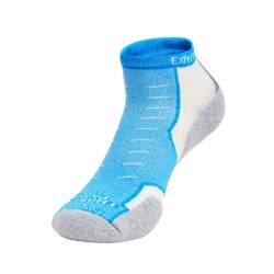 Thorlos Unisex-Erwachsene Experia Thin Padded Running Low Cut Socks Laufsocken, Ocean, Small von Thorlos