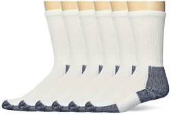 Thorlos Unisex-Erwachsene Xj Laufsocken, Weiß/Marineblau (6 Paar), XL (6er Pack) von Thorlos