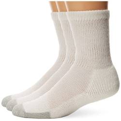 Thorlos Unisex TX Max Cushion Tennis Crew Socken, Weiß (3 Paar)., Large von Thorlos