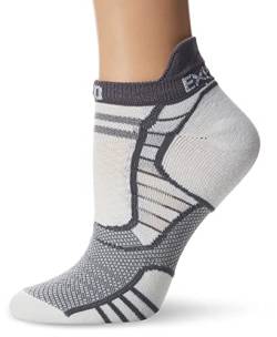 thorlos Damen Experia Prolite Dünne gepolsterte No Show Tab Laufsocken, grau, Large von Thorlos