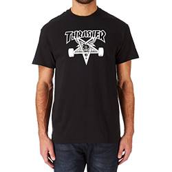 Thrasher Herren Skategoat Unterhemd, Schwarz, S von Thrasher