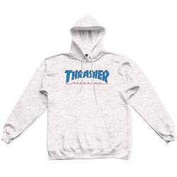 Thrasher Hoodie Outlined, Größe:M, Farben:ash Grey von Thrasher